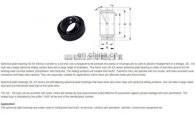 GE 80 ES Spherical Plain Thrust Bearing GE80-DO For Jet Engines GE60ES GE50ES GE55ES GE40ES GE45ES GE30 GE35ES