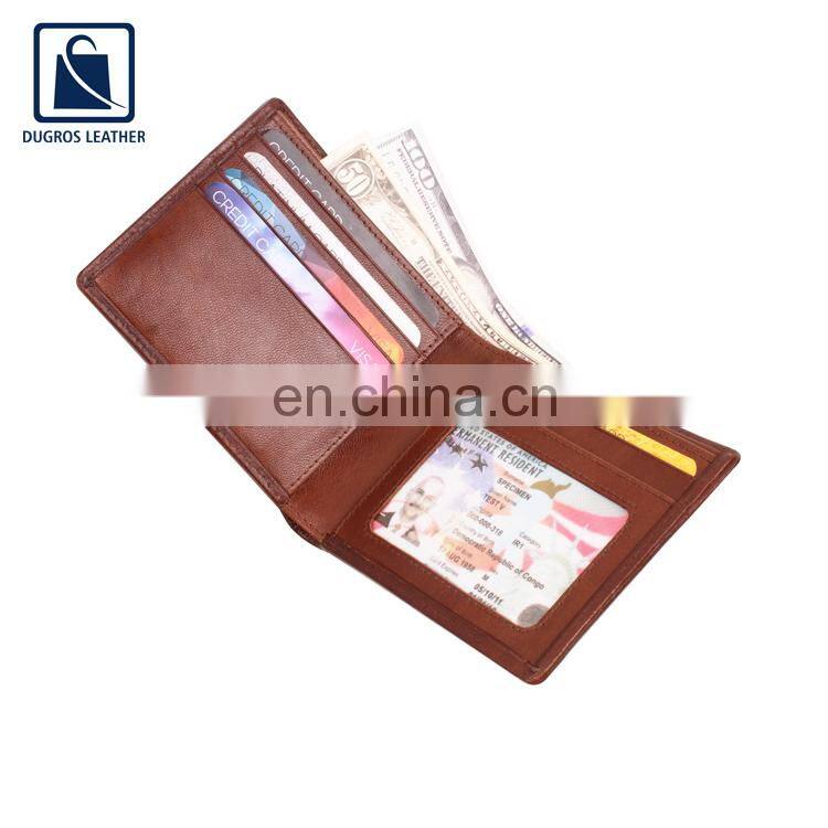 2021 New Arrival Chairman Lining Material Fashion Style Genuine Leather Wallet for Men