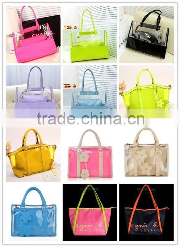 popular pvc bags fashion pvc beach bags
