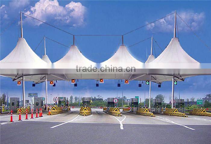 Suitable different shapes structure building toll station truss design