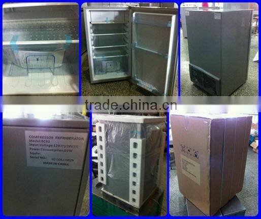142L solar power refrigerator fridge freezer refrigerator solar