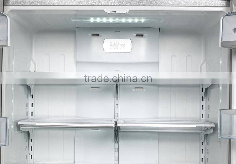 no frost side by side french door refrigerator with ice maker