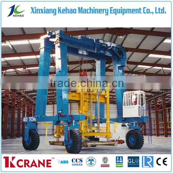 Heavy Duty Steel rubber tire container gantry cranes