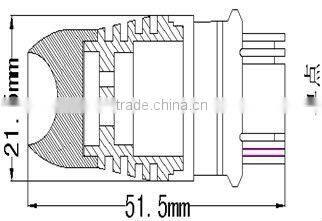 3156NK-3W with lens high power auto led lights