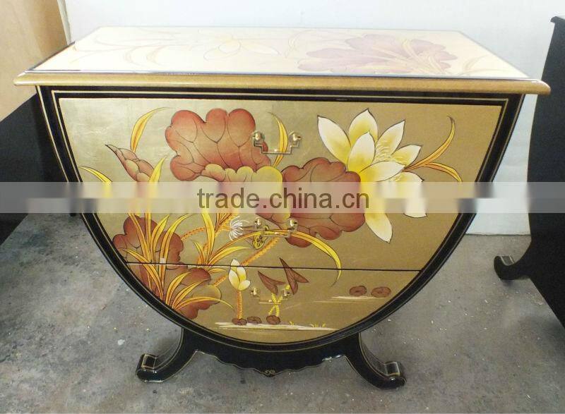antique colorful storage cabinet for home/show room