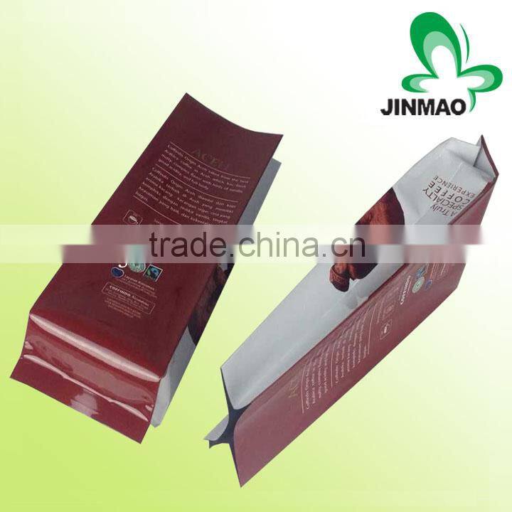 Misture proof side gusset coffee bags packing