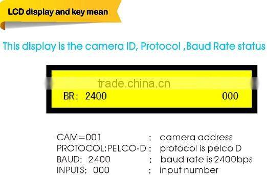 Analog 3D Mini PTZ Keyboard Controller RS485 3D keyboard controller