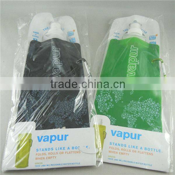 good gift high quality plastic foldable water bottle