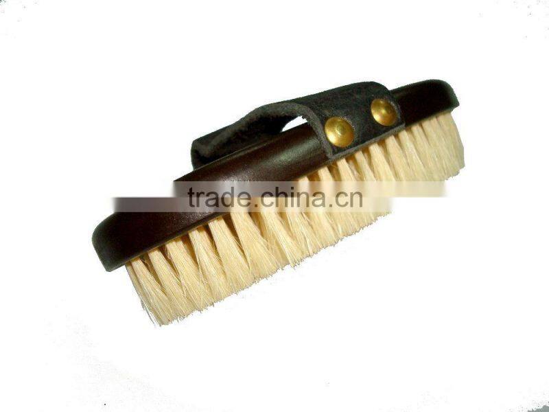 wooden and pure boar bristle mens hair brush