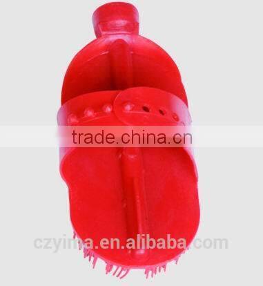 soft touch horse body brush/TPR/horse grooming