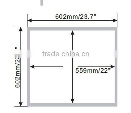 North America market UL, DLC listed led panel lights, CRI>80 flat panel light in 2X2FT