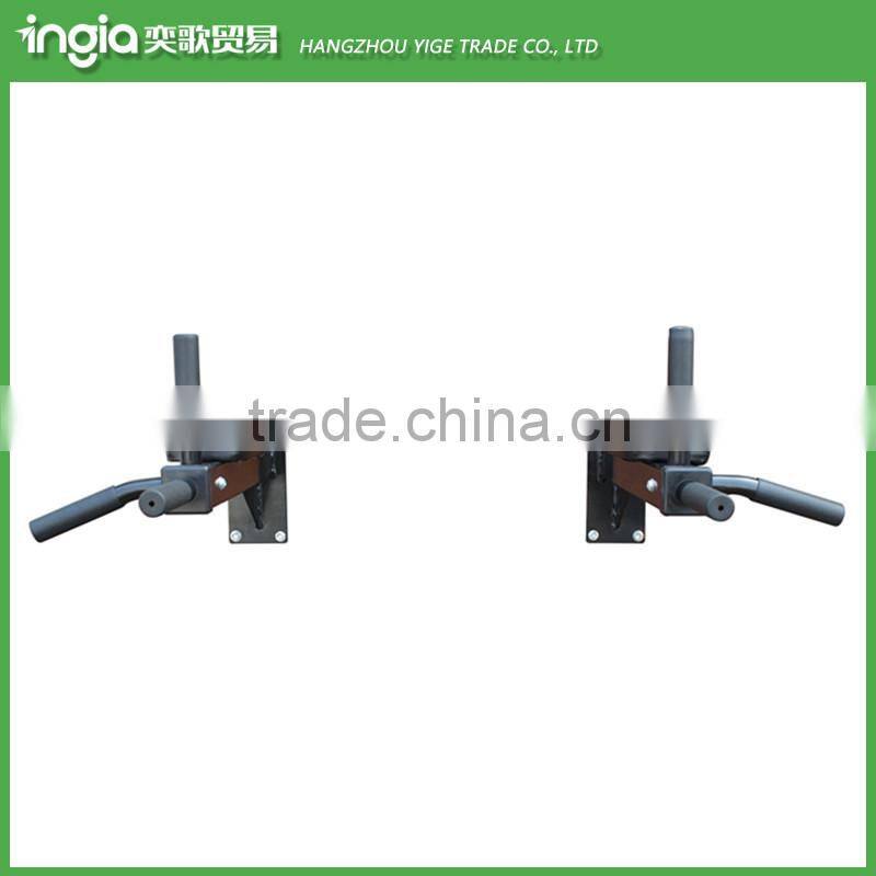 Dip Chin Pull Up Bar Wall Mounted Chinning Station Stand Sit Push