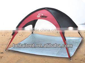 Pop up beach playing tent with promotions