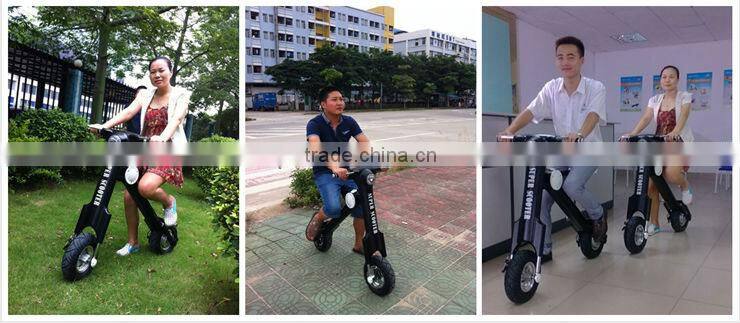 350W / 500W Outdoor sightseeing E-bike Fashion ET Folding electric scooter