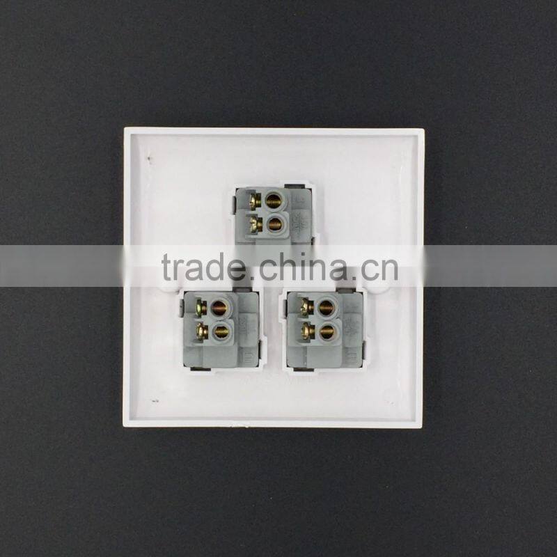 CE ceretificate 3 gang ligh switch