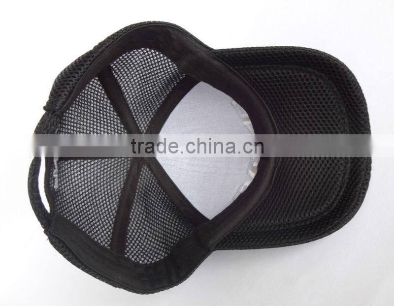 outdoor moisture wicking polyester sports hat, dry fit mesh fishing hat