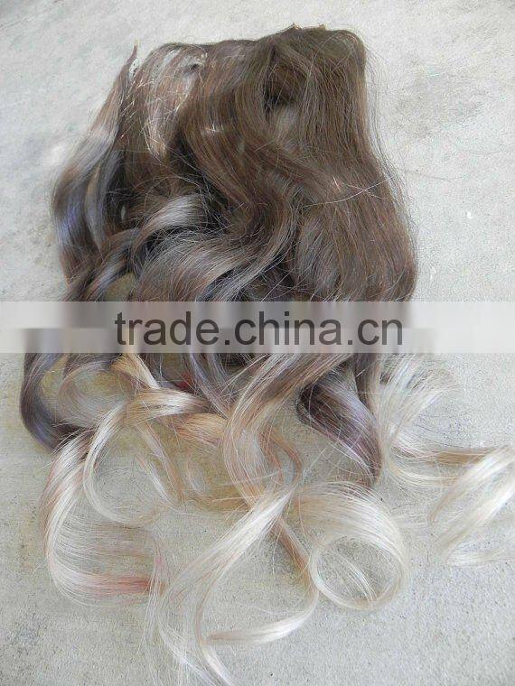 Chocolate Long Half Set Clip In Human Hair Extension