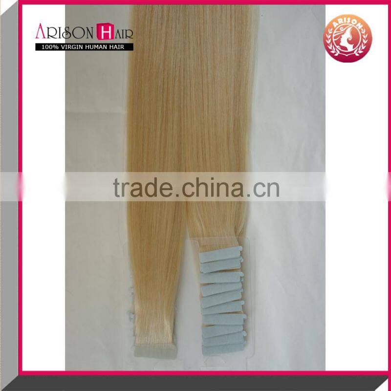 Factory price Wholesale Best quality tape skin body wave deep wave loose wave hair weft