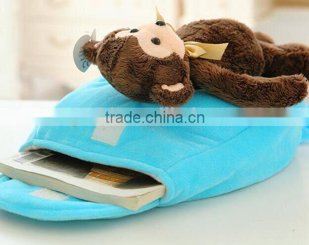 plush monkey backpack/plush monkey bag/plush monkey bag toy