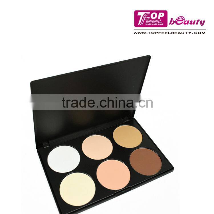 6 color make up palette contour makeup kits brand name makeup