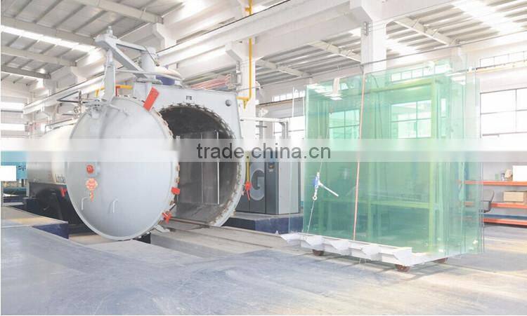 Colored reflective glass windows