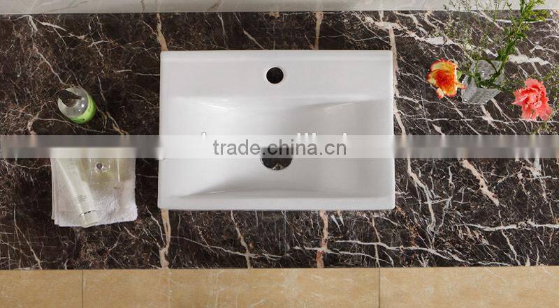 Hot ceramic rectangular bathroom ceramics basin