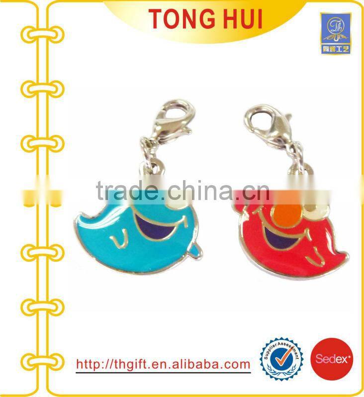 Car Tire brand pendant metal keyrings w/split ring