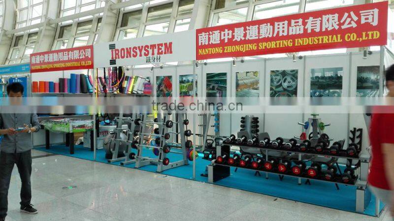 AA Grade New Style Color Three Handle Rubber Weight Olympic Plate