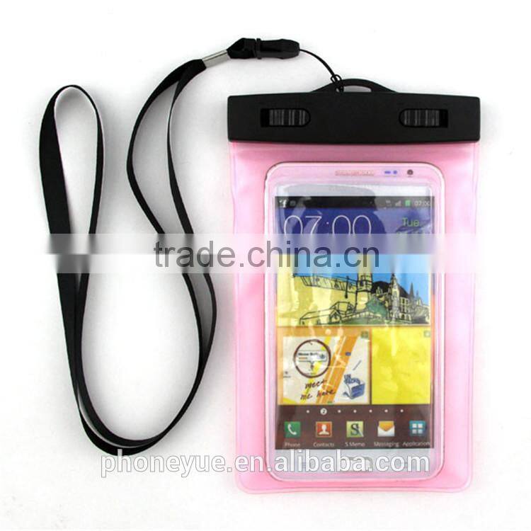 bigger size clear waterproof underwater pouch dry bag case for samsung a7