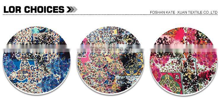 No stretch not fade crepe 100%rayon fabric