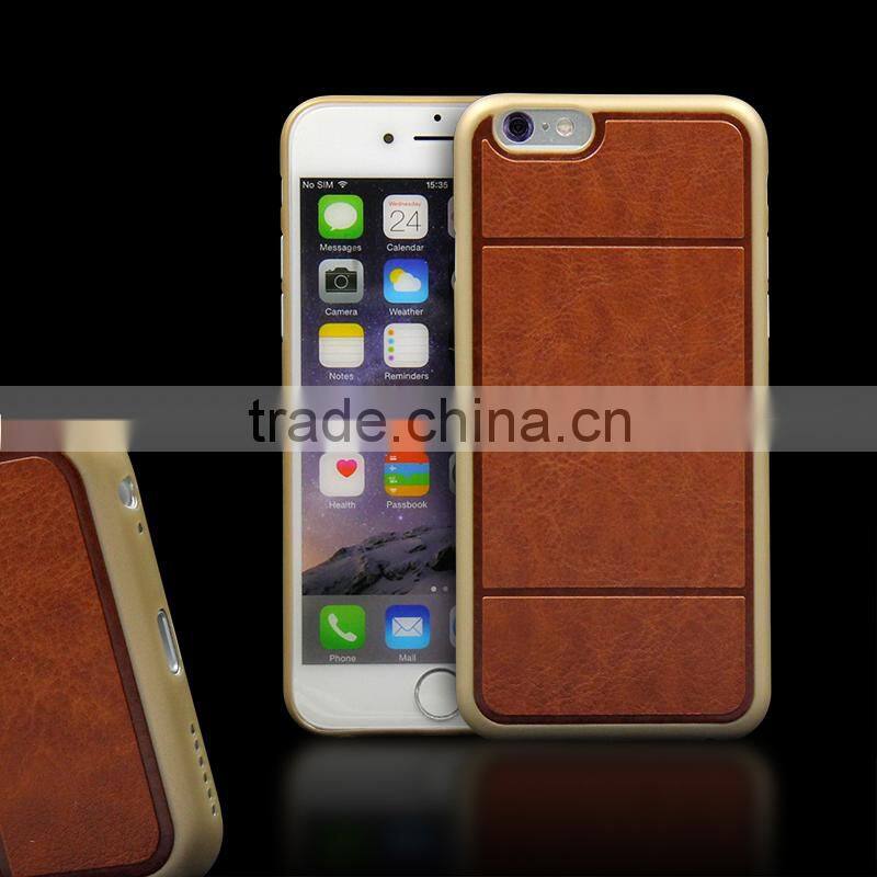 notch case for iPhone 6 ,paste leather case for iPhone 6s cover