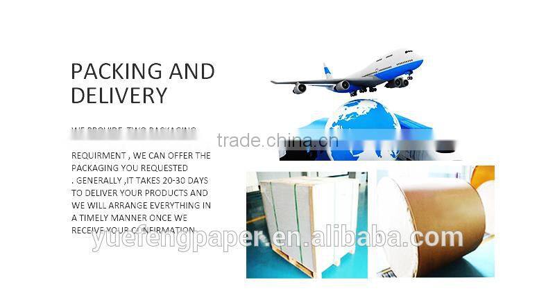 A Grade White Coated Duplex Board Grey back/ Mixed wood pulp coated ivory board for packaging industrial