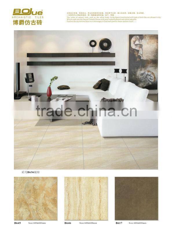 Unglazed Porcelain cheap moroccan Floor Tile Designs