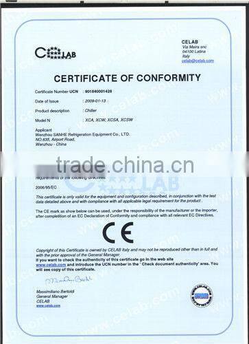 Lowing water temperature machine Small Water chiller