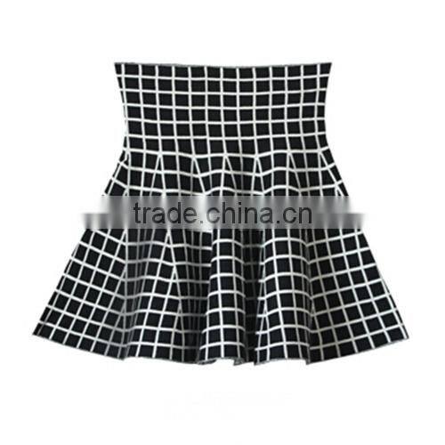 Elastic High Waist Super Soft Breathable Bubble Short Skirt