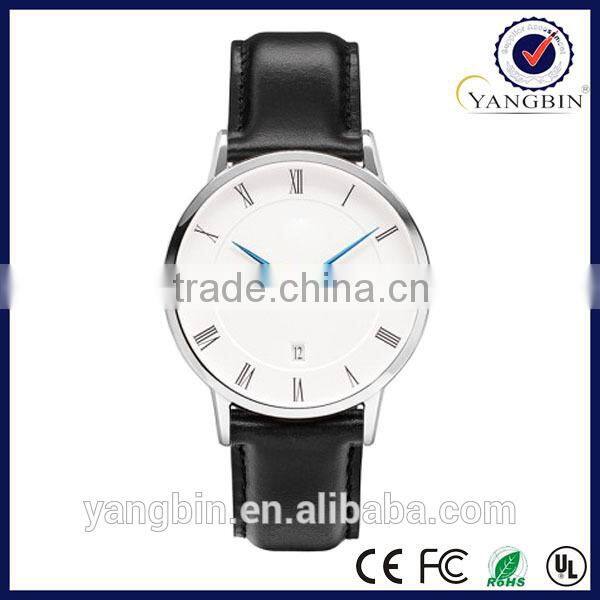 40mm stainless steel case bezel gift set transparent watch for couples