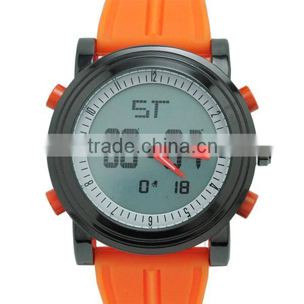 2015 hot seller silicone bracelet cheap digital watch red