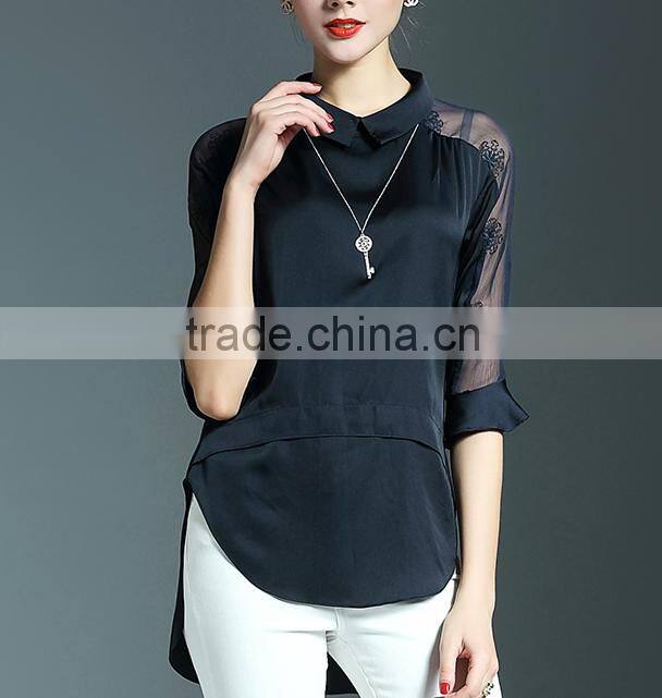 apparel manufacturers china apparel shirt stand-up collar shirt