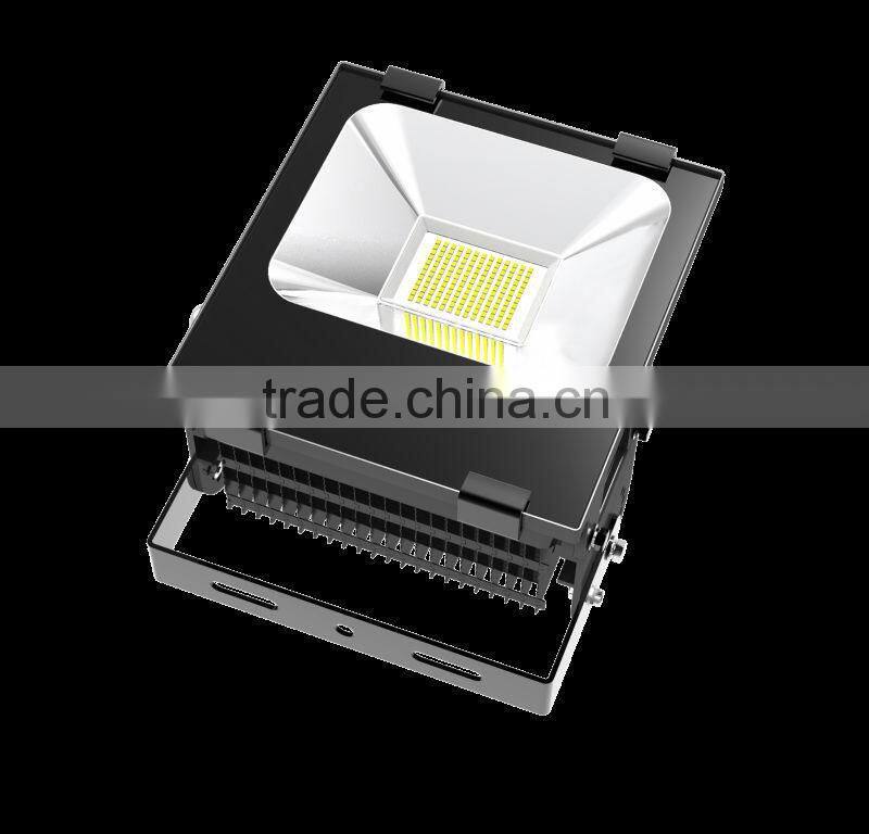high brigtest!!outdoor lighting Bridgelux led flood light 100w built-in battery