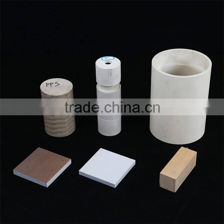 OEM engineering plastic molded products cnc machined plastic TECHTRON PPS bushing sleeve