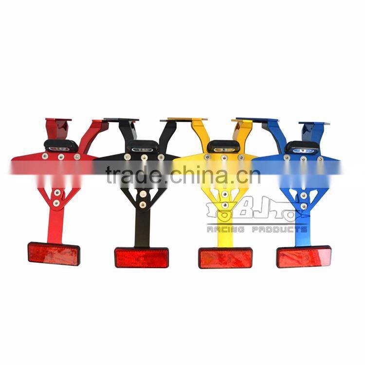 BJ-LPL-TMAX001 Recommand Motorcross Golden Lisence Bracket Aluminum Tail Plate for Yamaha T MAX 530 2013-2015