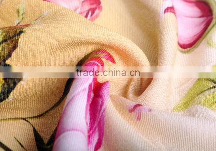 woven twill digital textile 100% viscose printing fabric