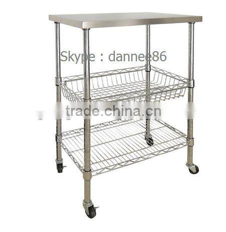 Stainless steel Trolley Service Trolley