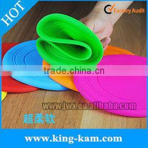 silicone rubber pet frisbee toy
