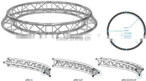 290x290 mm aluminum Square Truss Circle