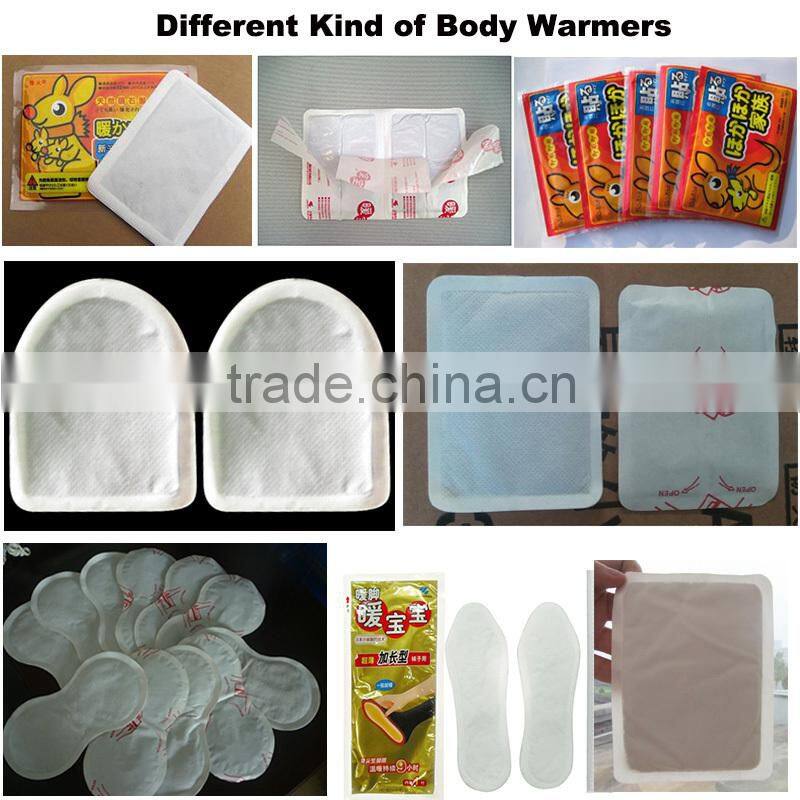 Automatic Body Warmers Filling Packing Machine/body warmers making machine for female usage