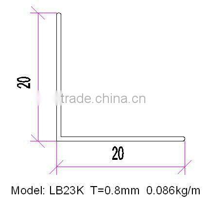 aluminium alu extruded aluminum perfil extruido