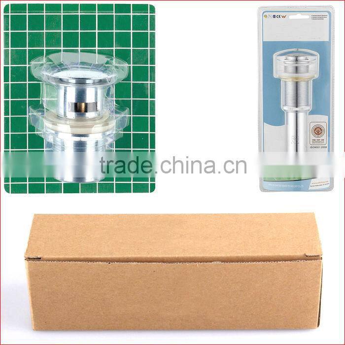 Flap Basin Drain, Chrome Finish