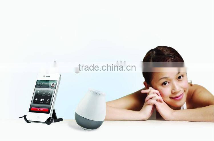 fresh lemon style NFC speakers green pattern wireless speakers phone sound
