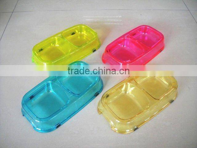 plastic cat water feeder